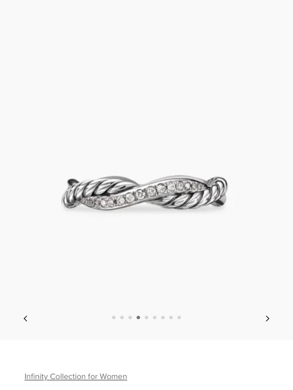 David Yurman PETITE INFINITY BAND RING unisex - Picture 8 of 8